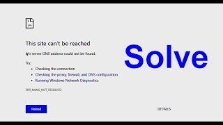 Solved: This site can’t be reached [ Fix with various DNS server ]