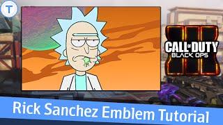 Black Ops 3 Emblem Tutorial - Rick Sanchez ( Rick and Morty )