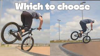 DIRT JUMPER VS BMX!! THE OVER 40 DAD EDITION!