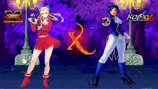 KOF XV Elisabeth VS Karin SFV CE but MUGEN [The King Of Fighters XV][Street Fighter V][KOF MUGEN]