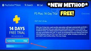 *NEW* How To Get FREE 14 DAY PS PLUS TRIAL Without CREDIT CARD OR PAYMENT INFO! *NEW METHOD* TEST