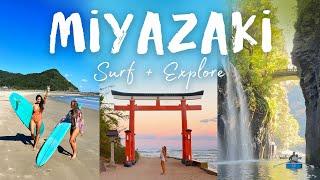 GIRLS SURF TRIP in JAPAN! Waterfalls, Wild Horses, and Easter Island in Japan?