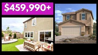 New Las Vegas Two Story Home by KB Homes Plan 1590 in Landings at Copper Ranch from $459,990