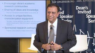 Yale Engineering Dean’s Invited Speaker Series with Pushkar Tandon, Corporate Fellow, Corning Inc.