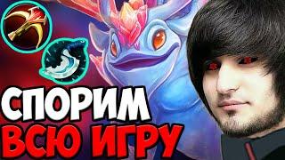 ВСЮ ИГРУ СПОРИМ С ГЛЕБОМ | SPOKOYNICH DOTA 2