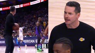 JJ Redick is absolutely FURIOUS at LeBron James & Dalton Knecht 