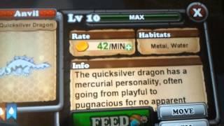 DragonVale How to Breed QuickSilver Dragon