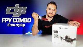 DJI FPV COMBO KUTU AÇILIŞI - Arabadan Daha Hızlı Drone!