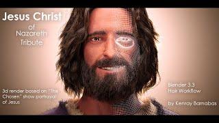 Jesus Christ Tribute: Hair Grooming Blender 3.3