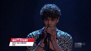 Matt Evans - Need You Tonight | The Voice Australia 9 (2020) | Blind Auditions