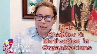 HBO-CHAPTER 4: MOTIVATION IN ORGANIZATION@juliocastillo0406