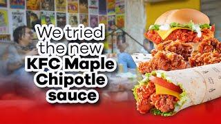 We tried and reviewed the new KFC Maple Chipotle sauce | MIC CHEQUE PODCAST