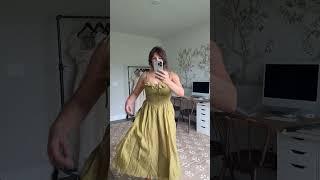 Payton dress try on