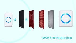 TECKNET Classic Wireless Doorbell | The Best wireless Doorbell