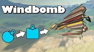 How I Windbomb (Bomb Impact Launch) in Zelda Breath of the Wild | BotW