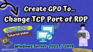 How to Change TCP Port Number in the Remote Desktop | Windows Server 2019 / 2022 #doit_mostafa