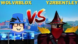 WolvrBLOX vs Y2rbentley!!! (Roblox jailbreak)