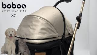 Bobos® X7 Go Luxe One Hand Auto Fold Pet Stroller