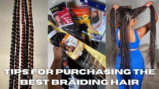 What is the best braiding hair to use?  Tips for new braiders