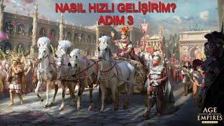 NASIL HIZLI GELİŞİRİM 3. ADIM AZ PARA İLE MAKSİMUM GÜÇ ARTIMI - Age Of Empires Mobile