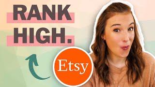 How to Rank on Etsy  | Rank on the first page of search with these Etsy SEO tips!