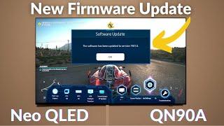 Samsung QN90A firmware update 1901- how to install it manually with USB