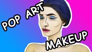 Макияж на Хэллоуин для девушек. Поп арт//POP ART MAKEUP