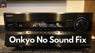 Onkyo Home Theater Receiver No Sound Fix - DTS Chip Re-Flow