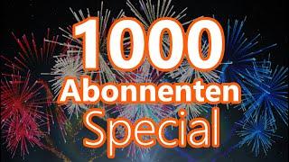 Das 1000 Abonnenten Special + Giveaway Announcement