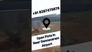 Open Plots Near Gannavaram Airport for Sale | APCRDA Plots | Amaravati Ventures |Call +91 8297475678