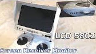 White Screen Rx LCD 5802 monitor 5 8GHz Receiver for Dji phantom drone