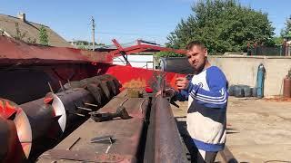 Приставка на ленточную жатку под подсолнух на Комбаин Massey Ferguson 34-40