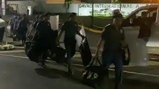 UPDATE DAVAO INTERNATIONAL AIRPORT, PNP NAKA BATTLE GEAR BIGLANG NAGLAHO.