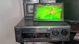 Sony SLV-AV100 Test. Japan  Monster VHS Integrated Amplifier.