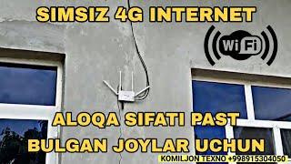 ZBT WE1626 bilan simsiz internet maksimal tezlikda #internet #4g #simsiz