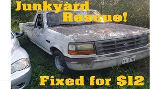 Saved From the Crusher! $500 1995 Ford F-250 Fixed for $12