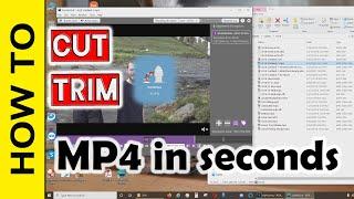 How To Cut, Trim and Split MP4 files Without Re encoding in Seconds !!!