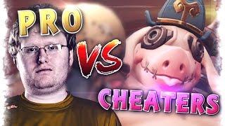 Pro Players vs CHEATERS Best Moments Montage Ep.3 | Overwatch Taimou and Seagull vs Aim Botters