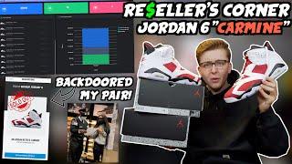 EMPLOYEES BACKDOORED MY PAIR! Nike Air Jordan 6 In-Store Vlog and Online Live Cop! Reseller's Corner