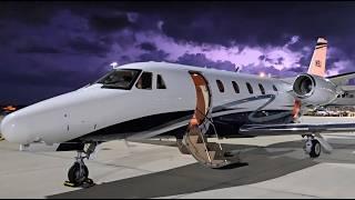 Flying in Heavy Rain: the Cessna Citation XL