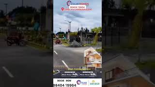 Serasa Singhvi Garden Staar Homes Individual villas starting 65L.Plots starting36 L.call:9840419964