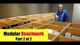 BUILDING A MODEL RAILROAD - Episode #3: Modular Benchwork (Part 2 of 2)