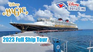 DISNEY MAGIC 2023 FULL SHIP TOUR | Deck by Deck Detailed Walkthrough