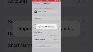 Import contacts to iPhone