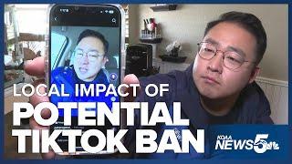 A TikTok ban could impact small businesses and content creators that use it everyday