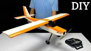 How To Make Radio controlled AeroPlane At Home| DIY Tractor plane |#aeroplane #rcplane