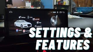 Setting up your Seicane 10.25" Android Touch Screen | Settings & Features Walk Through