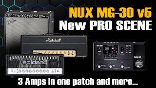 Nux MG 30 New PRO SCENE: 3 Amps in One Patch V5.0.2