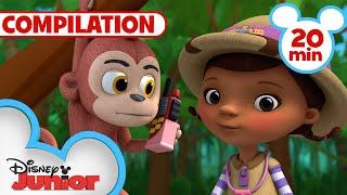 Doc McStuffins Ultimate Safari  | 20 Minute Compilation | Doc McStuffins | @disneyjr