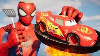 Epic Escape From Spiderman Amazing Maze from  Lightning Mcqueen #5